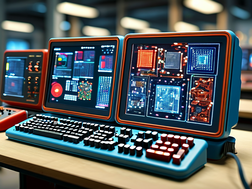 Design and Application of Dot Matrix Displays in Embedded Development Testers